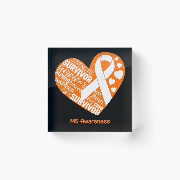 Item preview, MS Heart Support MS Warrior Fighting designed and sold by GennieShop.