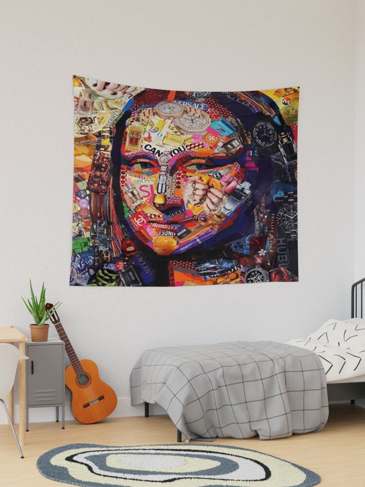 Mona lisa 2025 graffiti tapestry