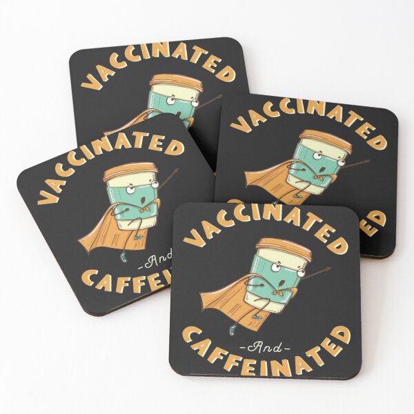 Item preview, Vaccinated and Caffeinated but stay away from me designed and sold by StarcyWol.