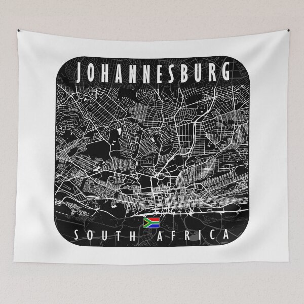 Item preview, JOHANNESBURG MAP SOUTH AFRICA designed and sold by hatimelhag.