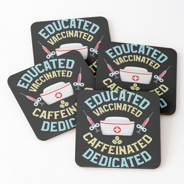 Item preview, Educated Vaccinated Caffeinated Dedicated designed and sold by StarcyWol.