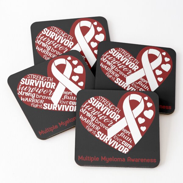 Item preview, Multiple Myeloma Heart Support Multiple Myeloma Warrior Fighting designed and sold by GennieShop.