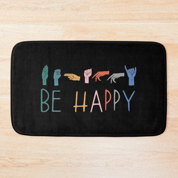 Item preview, Be Happy Hand Sign Language Teachers Interpreter ASL designed and sold by kindxinn.