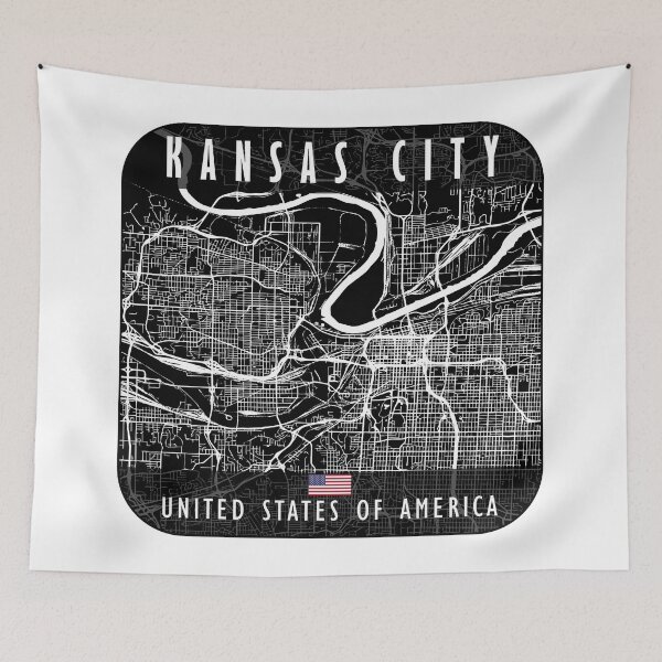 Item preview, KANSAS CITY MAP USA designed and sold by hatimelhag.