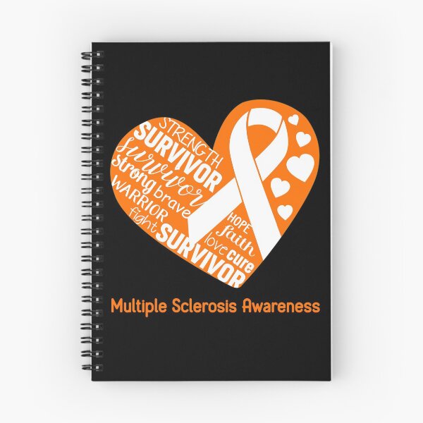 Item preview, Multiple Sclerosis Heart Support Multiple Sclerosis Warrior Fighting designed and sold by GennieShop.