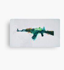CS:GO AK-47 Fire Serpent Canvas Print