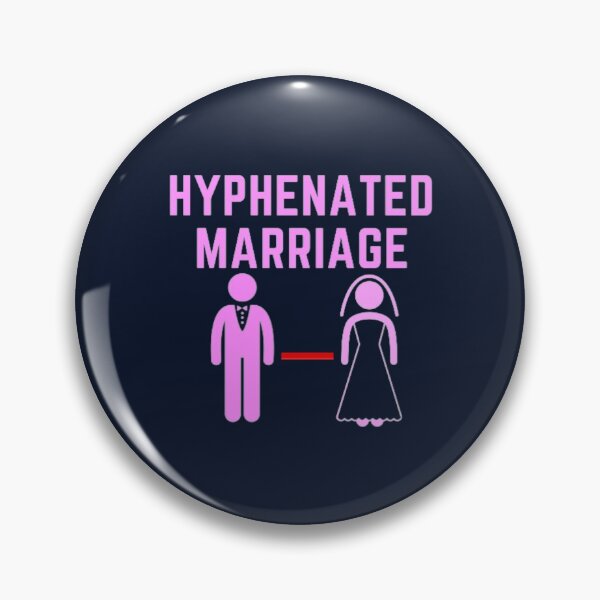 Item preview, Hyphenated Marriage designed and sold by Bravenewnormal.
