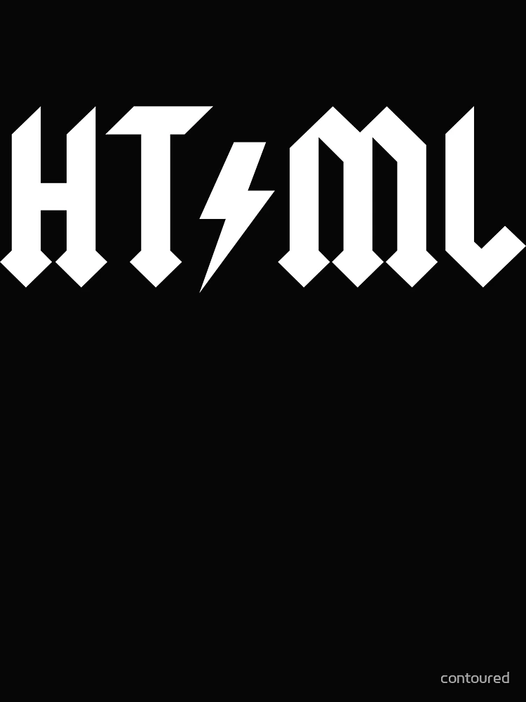 Thumbnail 4 of 4, Boxy T-Shirt, HTML Rocks designed and sold by contoured.