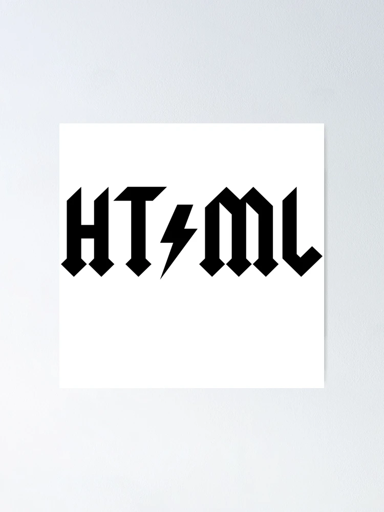 Thumbnail 1 of 3, Poster, HTML Rocks designed and sold by contoured.
