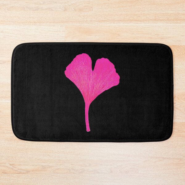 Item preview, Pink Ginkgo Leaf Plant Artwork designed and sold by badlydrawnbabe.