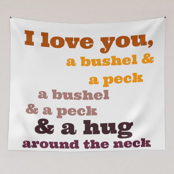 Item preview, A bushel and a peck designed and sold by Rebecca Dawson.