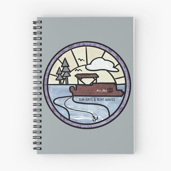 Item preview, Boat waves sunset designed and sold by BehindBoe.