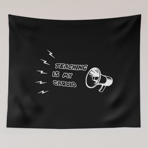 Item preview,  teaching is my cardio masks- designed and sold by seriesxanime.