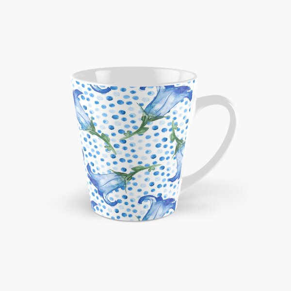 Item preview, Blue Bell Campanula flower watercolor  designed and sold by DesignForGifts.
