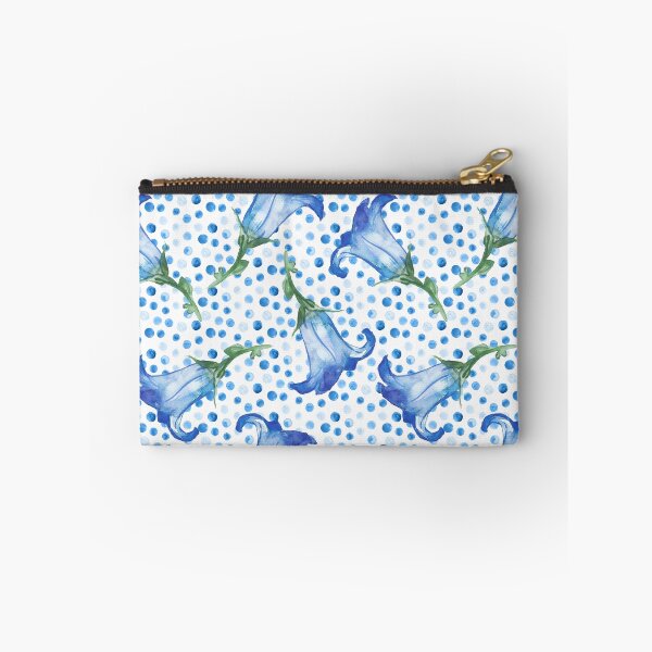 Item preview, Blue Bell Campanula flower watercolor  designed and sold by DesignForGifts.