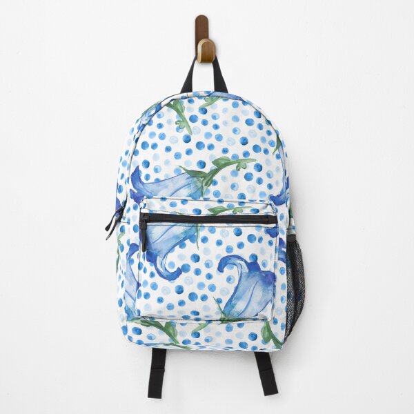 Aperçu de l'œuvre Aquarelle de fleur de campanule bleue cloche créée et vendue par DesignForGifts.
