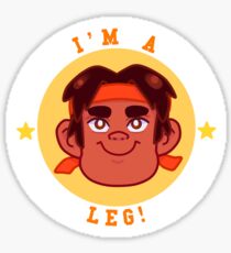 I'M A LEG !!! Sticker