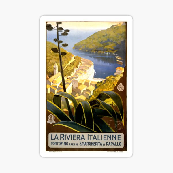 Vista previa del artículo con la obra « Santa Margherita Ligure», diseñado y vendido por retrographics.