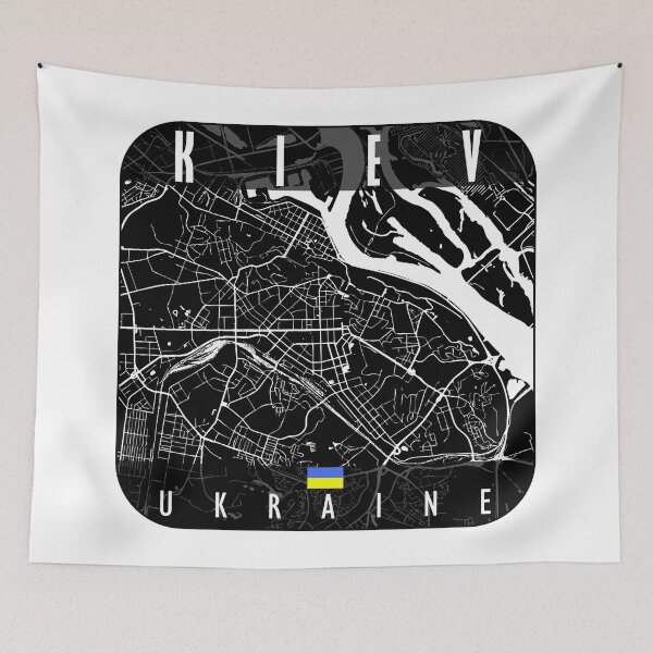 Item preview, KIEV MAP UKRAINE designed and sold by hatimelhag.