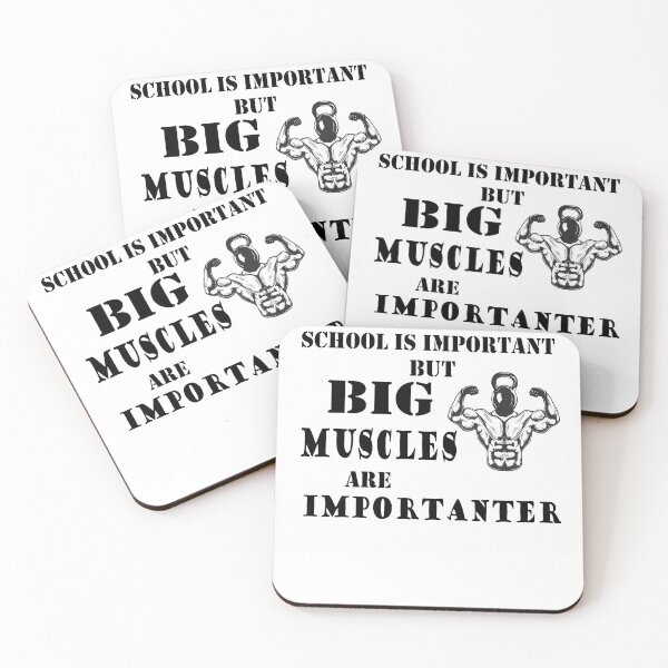 Item preview, School Is Important But Biceps Are Importanter designed and sold by YSNbr.