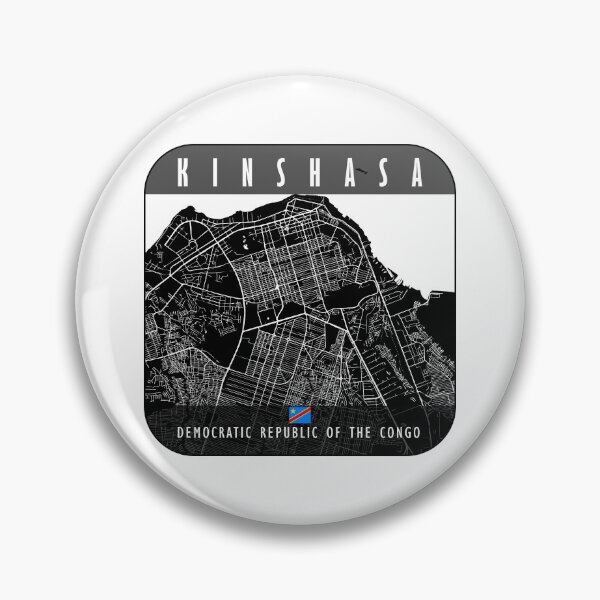 Item preview, KINSHASA MAP CONGO designed and sold by hatimelhag.