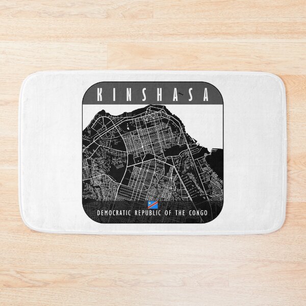 Item preview, KINSHASA MAP CONGO designed and sold by hatimelhag.