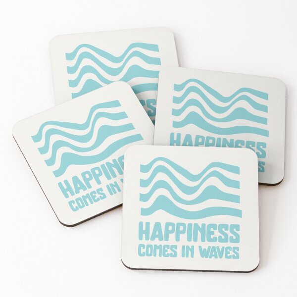 Item preview, Happiness comes in waves Cool Vintage Surfer designed and sold by Pau Baz.