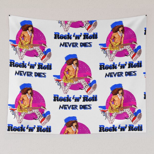 Item preview, Rock And Roll Never DIES Awesome hand painting design for all rockers and music lovers designed and sold by thebaronart.