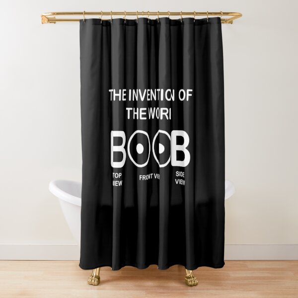 Boob Shower Curtains for Sale