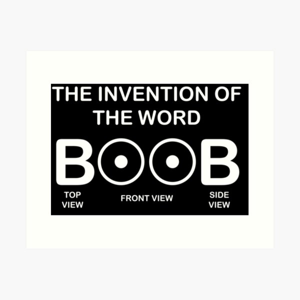 Boobs Top View, Front View, Side View Small Poster