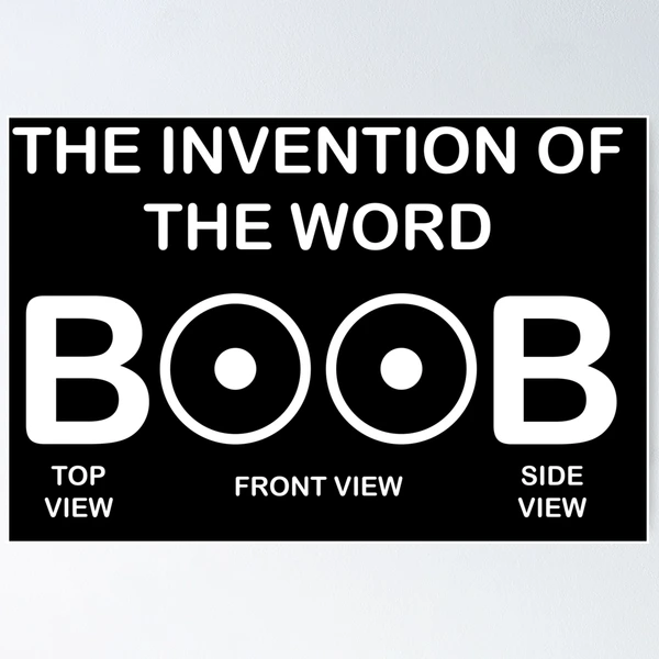 Invention Of The Word Boob Mousepad