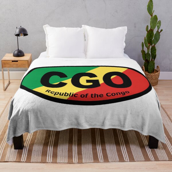 Item preview, Republic of the Congo Congolese Flag CGO Oval Euro Bumper Sticker designed and sold by cangurojoe.
