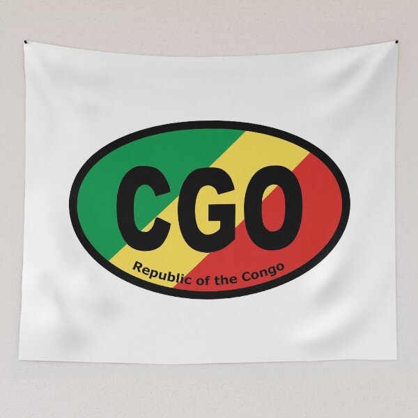 Item preview, Republic of the Congo Congolese Flag CGO Oval Euro Bumper Sticker designed and sold by cangurojoe.