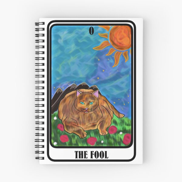 Item preview, The fool cat tarot card designed and sold by kananidrummond.