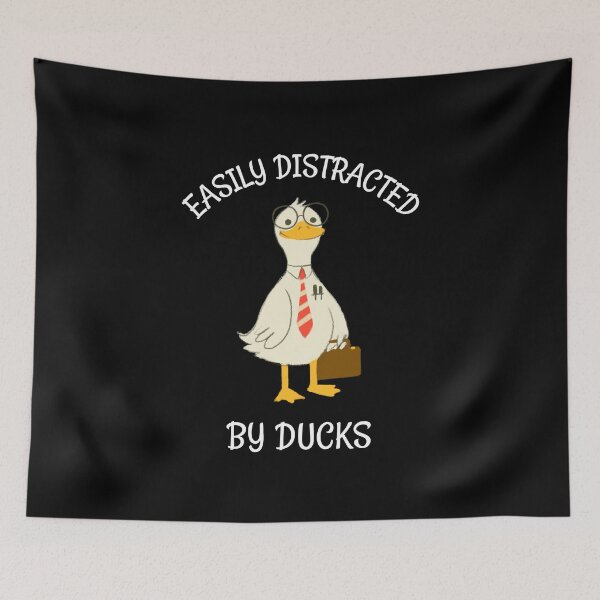 Item preview, Easily Distracted by Ducks Funny designed and sold by HppyStrngHelthy.