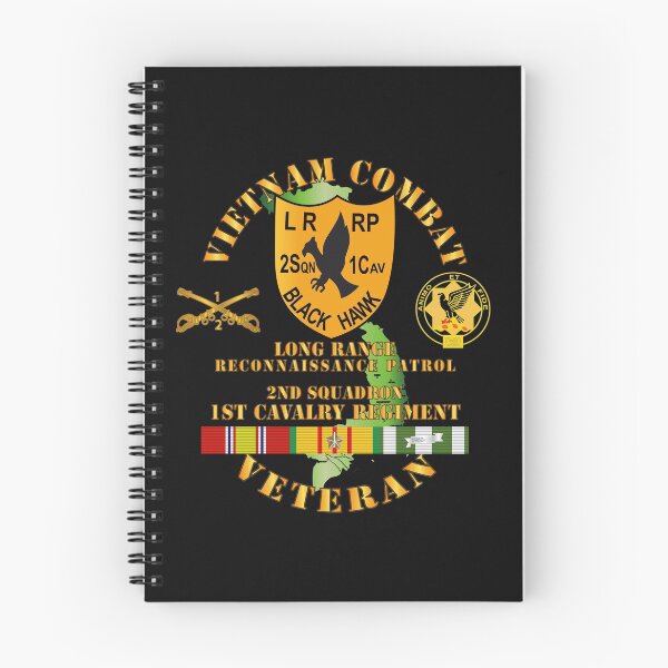 Item preview, Army - Vietnam Combat Veteran - 2nd Squadron, 1st Cav Regt  LRRP - Black Hawk w VN SVC designed and sold by Military Insignia Products.