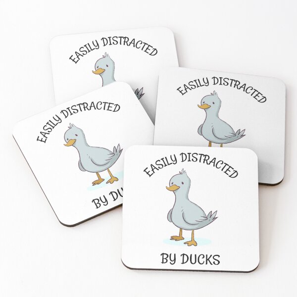 Item preview, Easily Distracted by Ducks Funny designed and sold by HppyStrngHelthy.