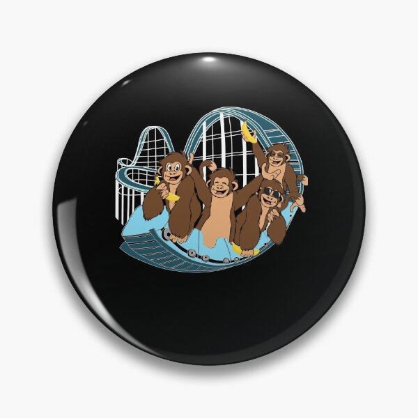 Item preview, Monkeys Riding Roller Coaster designed and sold by Ginger217.