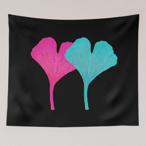 Item preview, Colourful Ginkgo Leaves designed and sold by badlydrawnbabe.