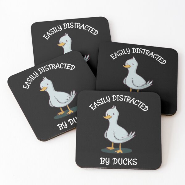 Item preview, Easily Distracted by Ducks Funny designed and sold by HppyStrngHelthy.