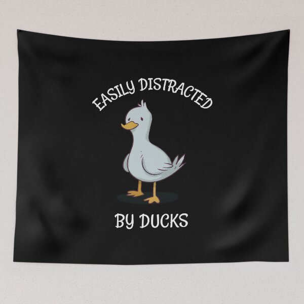 Item preview, Easily Distracted by Ducks Funny designed and sold by HppyStrngHelthy.