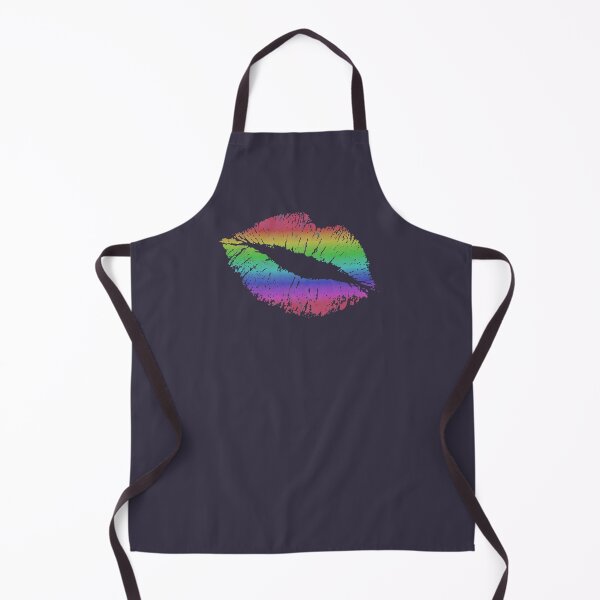 Item preview, Rainbow Lips Lipstick (distressed design) designed and sold by siggyspatsky.