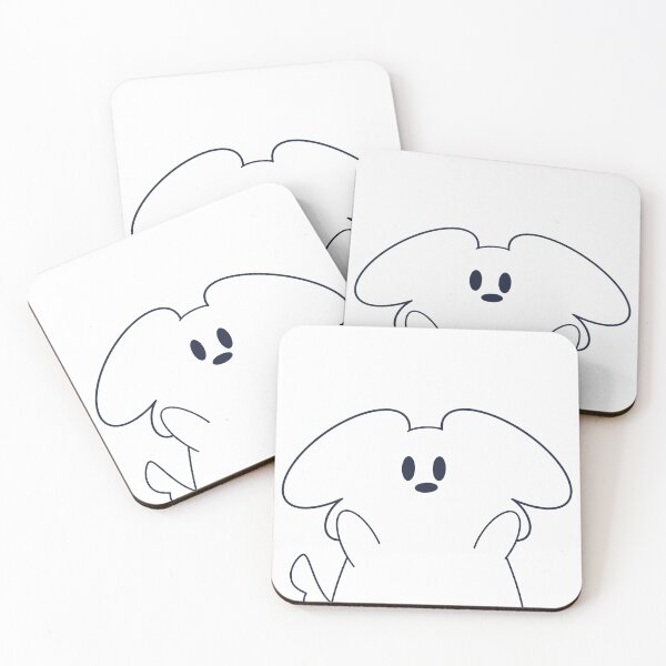 Item preview, cute maltese/bichon dog drawing  designed and sold by Thirdstepdog.
