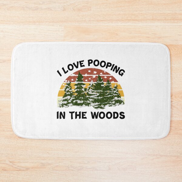 Item preview, I Love Pooping In The Woods Sunset Vintage Camping designed and sold by Dexter Freeman.