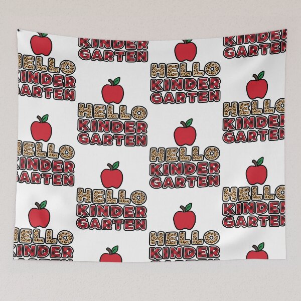Item preview, Hello Kindergarten | Back To School For Preschool Teachers designed and sold by GravitiTees.