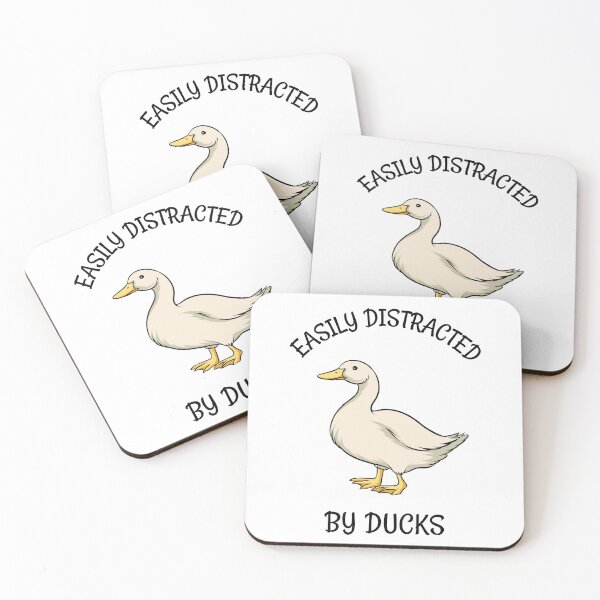 Item preview, Easily Distracted by Ducks Funny designed and sold by HppyStrngHelthy.