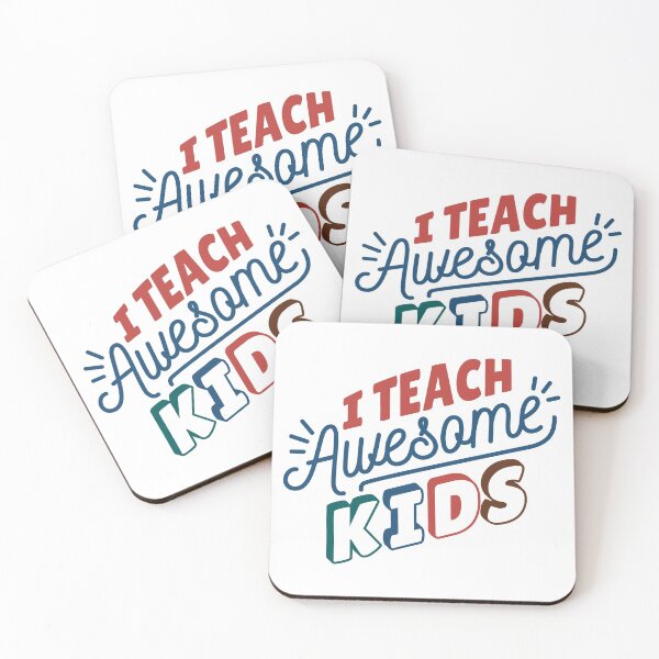 Item preview, Proud Teacher // I Teach Awesome Kids designed and sold by SLAG-Creative.