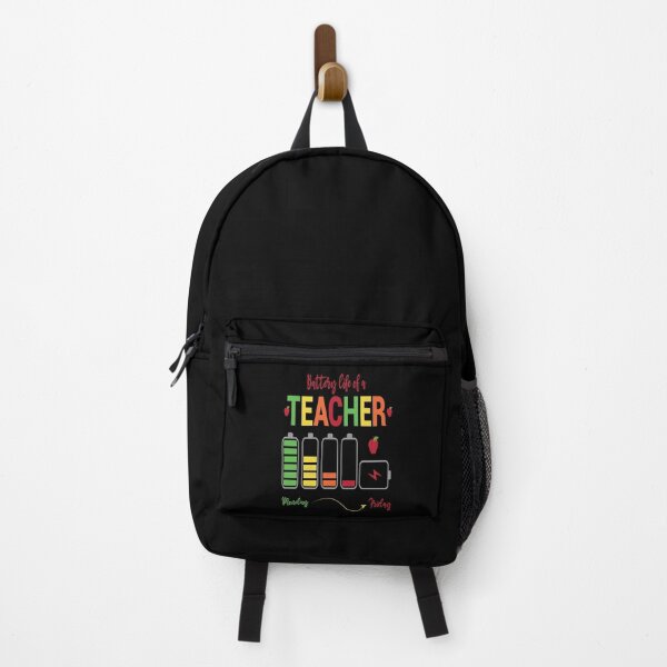 Item preview, BATTERY LIFE OF A TEACHER - FUNNY BACK TO SCHOOL TEACHER QUOTE designed and sold by PhillDaPhlava.