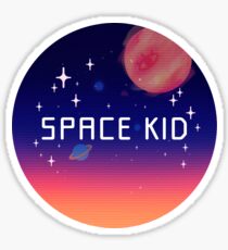 SPACE KID Sticker