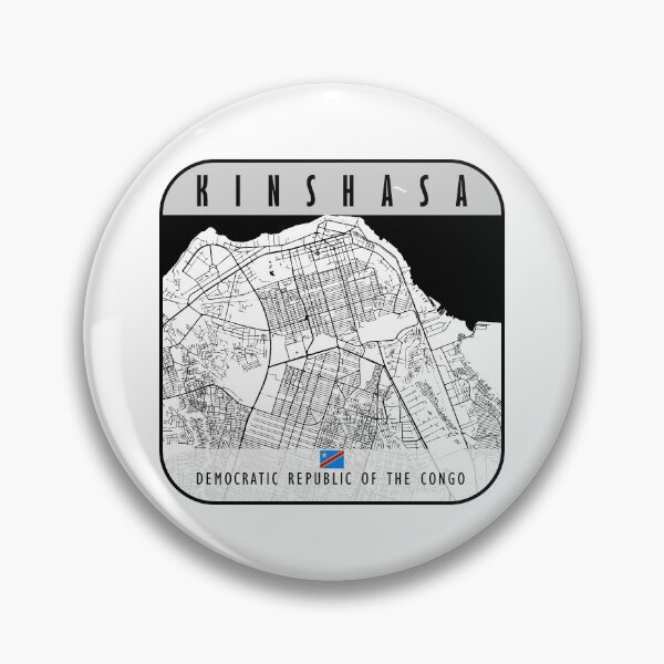 Item preview, KINSHASA MAP CONGO designed and sold by hatimelhag.